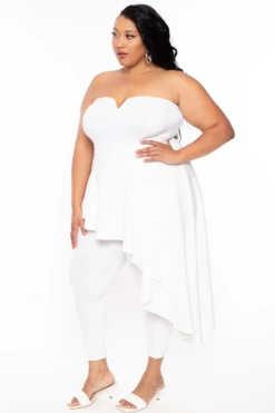 Plus Size Kelsey Cascading Ruffle Jumpsuit - Ivory 6 Plus Size Kelsey Cascading Ruffle Jumpsuit - Ivory -Kitchensuppliesdeal curvy sense jumpsuits and rompers plus size kelsey cascading ruffle jumpsuit ivory 29443282108513