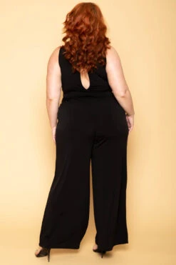 Plus Size Nicki Mesh Jumpsuit - Black 4 Plus Size Nicki Mesh Jumpsuit - Black -Kitchensuppliesdeal curvy sense jumpsuits and rompers plus size nicki mesh jumpsuit black 29888172523617