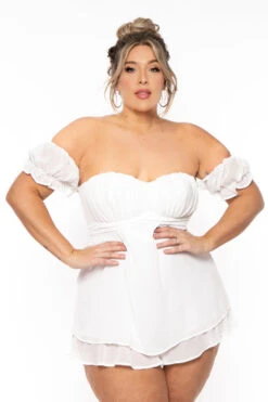 Plus Size Sweetheart Romper - Ivory 3 Plus Size Sweetheart Romper - Ivory -Kitchensuppliesdeal curvy sense jumpsuits and rompers plus size sweetheart romper ivory 31278048116833