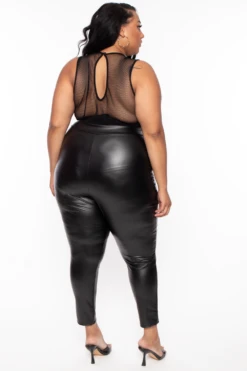 Plus Size Taneesha Mesh Jumpsuit - Black -Kitchensuppliesdeal curvy sense jumpsuits and rompers plus size taneesha mesh jumpsuit black 29254561464417