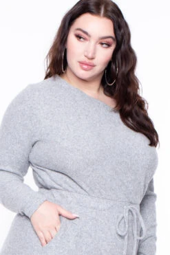 Plus Size Zadie Ribbed Jumpsuit - Heather Grey 5 Plus Size Zadie Ribbed Jumpsuit - Heather Grey -Kitchensuppliesdeal curvy sense jumpsuits and rompers plus size zadie ribbed jumpsuit heather grey 29270949003361