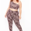Plus Size Abstract Print Crop Top And Leggings Set - Burgundy 2 Plus Size Abstract Print Crop Top And Leggings Set - Burgundy -Kitchensuppliesdeal curvy sense matching sets plus size abstract print crop top and leggings set burgundy 30023038074977