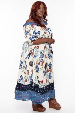 Plus Size Barcelona Top & Skirt Set - Ivory -Kitchensuppliesdeal curvy sense matching sets plus size barcelona top skirt set ivory 29883149451361