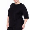 Plus Size Dee Lounge Set- Black 2 Plus Size Dee Lounge Set- Black -Kitchensuppliesdeal curvy sense matching sets plus size dee lounge set black 29707156750433