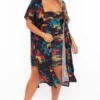 Bluebell Plus Size Dragon Kimono And Dress Set - Black 2 Bluebell Plus Size Dragon Kimono And Dress Set - Black -Kitchensuppliesdeal curvy sense matching sets plus size dragon kimono and dress set black 29703620755553