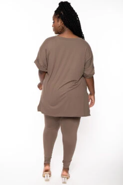 Plus Size Lexa Tee And Legging Pant Set - Mocha 5 Plus Size Lexa Tee And Legging Pant Set - Mocha -Kitchensuppliesdeal curvy sense matching sets plus size lexa tee and legging pant set mocha 30020843438177