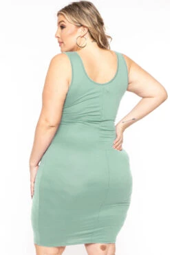 Plus Size Shayla 2PC Cardigan And Dress -Sage 5 Plus Size Shayla 2PC Cardigan And Dress -Sage -Kitchensuppliesdeal curvy sense matching sets plus size shayla 2pc cardigan and dress sage 32006595838049