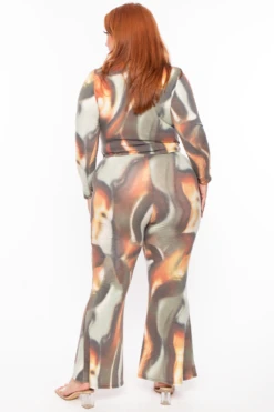 Plus Size Tie Dye Crop Top Pant Matching Set - Multi 6 Plus Size Tie Dye Crop Top Pant Matching Set - Multi -Kitchensuppliesdeal curvy sense matching sets plus size tie dye crop top pant matching set multi 29254748405857