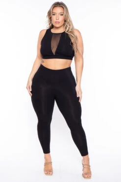 Plus Size Valerie Mesh Matching Set- Black -Kitchensuppliesdeal curvy sense matching sets plus size valerie mesh matching set black 29272729223265