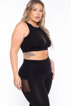 Plus Size Valerie Mesh Matching Set- Black -Kitchensuppliesdeal curvy sense matching sets plus size valerie mesh matching set black 29272729878625