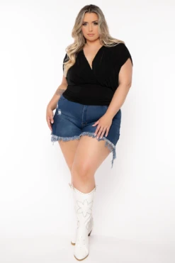 Plus Size Oveta Ruched Dolman Blouse -Black -Kitchensuppliesdeal curvy sense tops plus size oveta ruched dolman blouse black 32279191060577